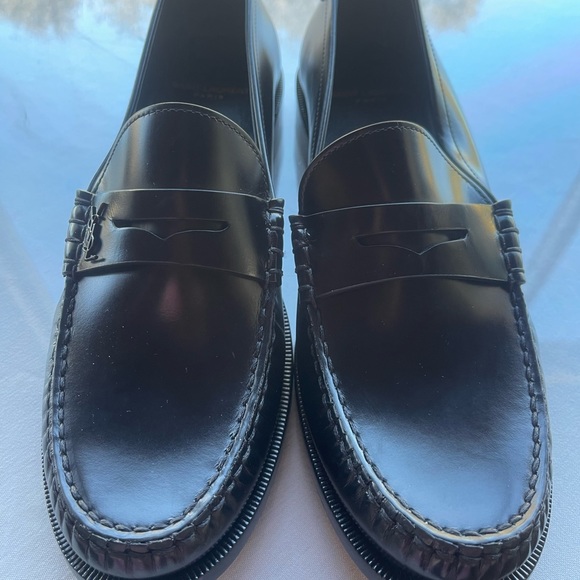 SAINT LAURENT LE LOAFER CHUNKY PENNY SLIPPERS size 41 - Picture 4 of 5